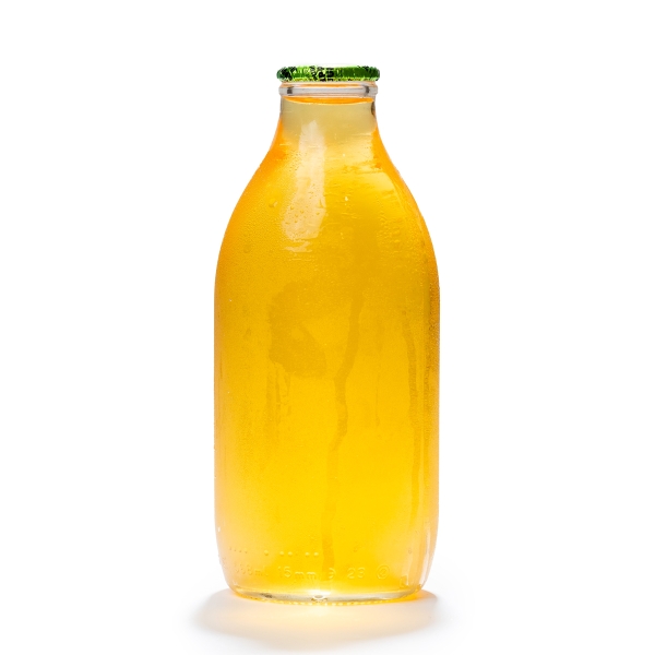  1 Pint Glass Apple Juice 