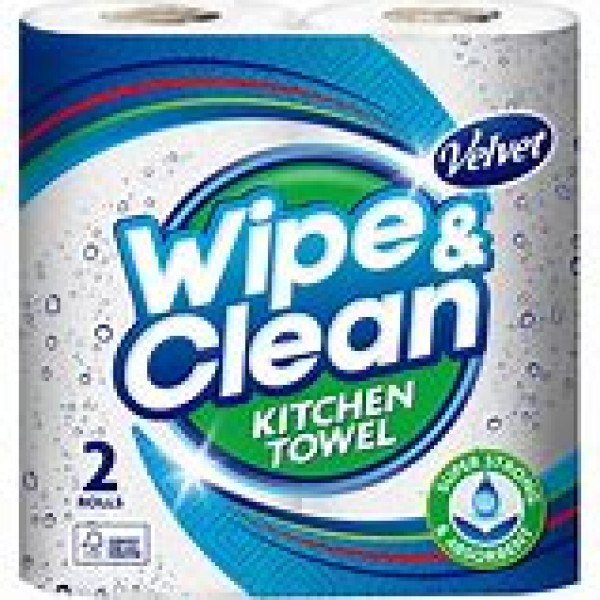 Velvet Kitchen Roll 2 Pack