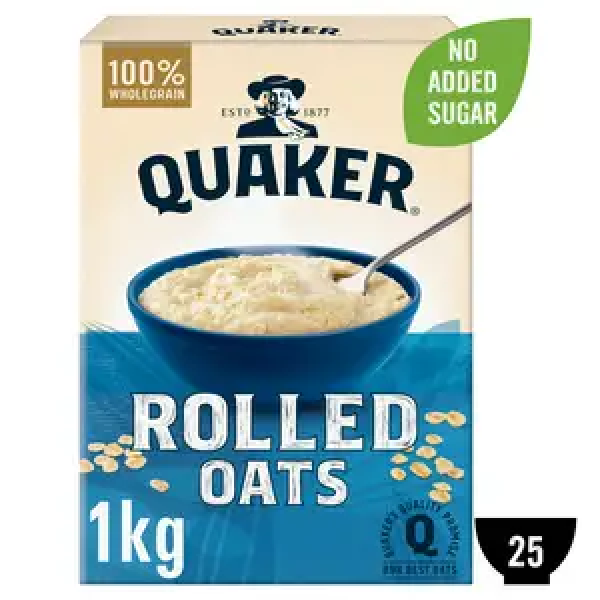 1kg Quaker Rolled Oats