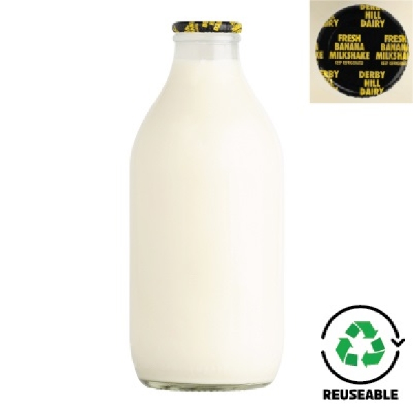 1 pint Banana Milkshake Fresh 1pt